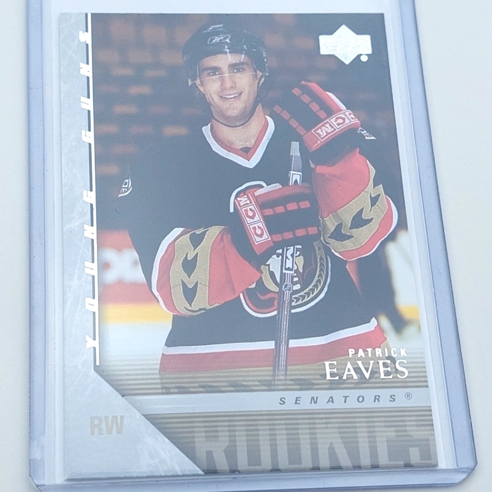 Patrick Eaves Upper Deck Young Guns Rookie Card 2005/06 #458 Ottawa Senators